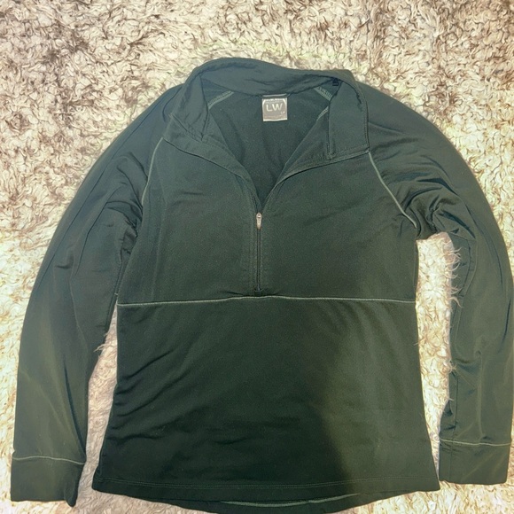 Levelwear Women’s Dark Green Performance Quarter Zip Pullover - Picture 2 of 8